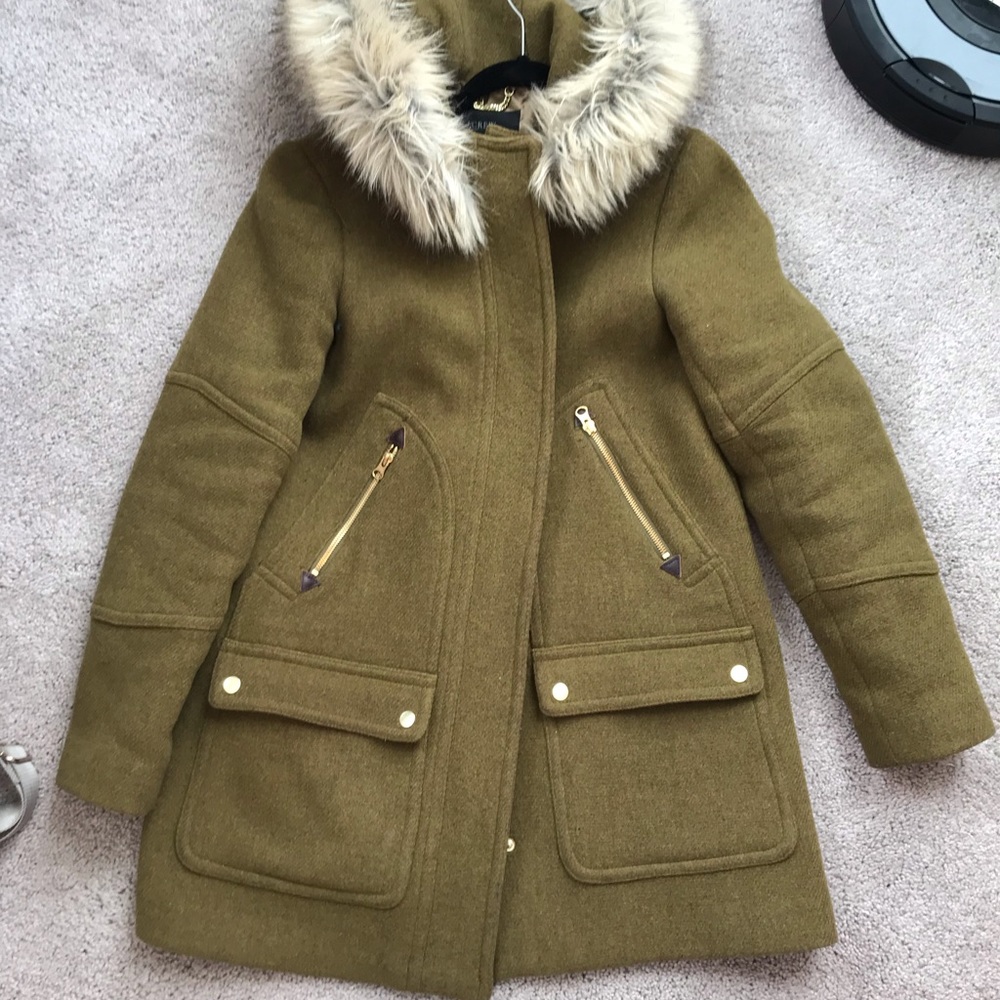J. crew chateau stadium jacket - size 10